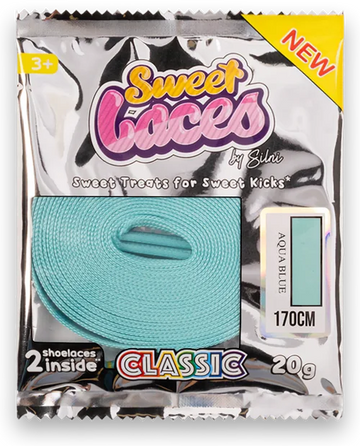 Sweetlaces Classic: Aqua Blue