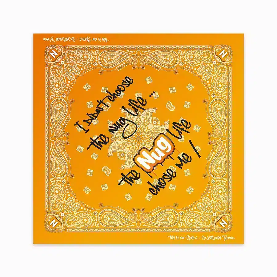 bandana en coton Nug Life de la marque de lacets de couleurs Sweetlaces