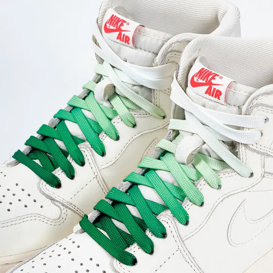 Sneakers Lacet Vert Sneakers Petit Detail Lacets Lacets Sneakers