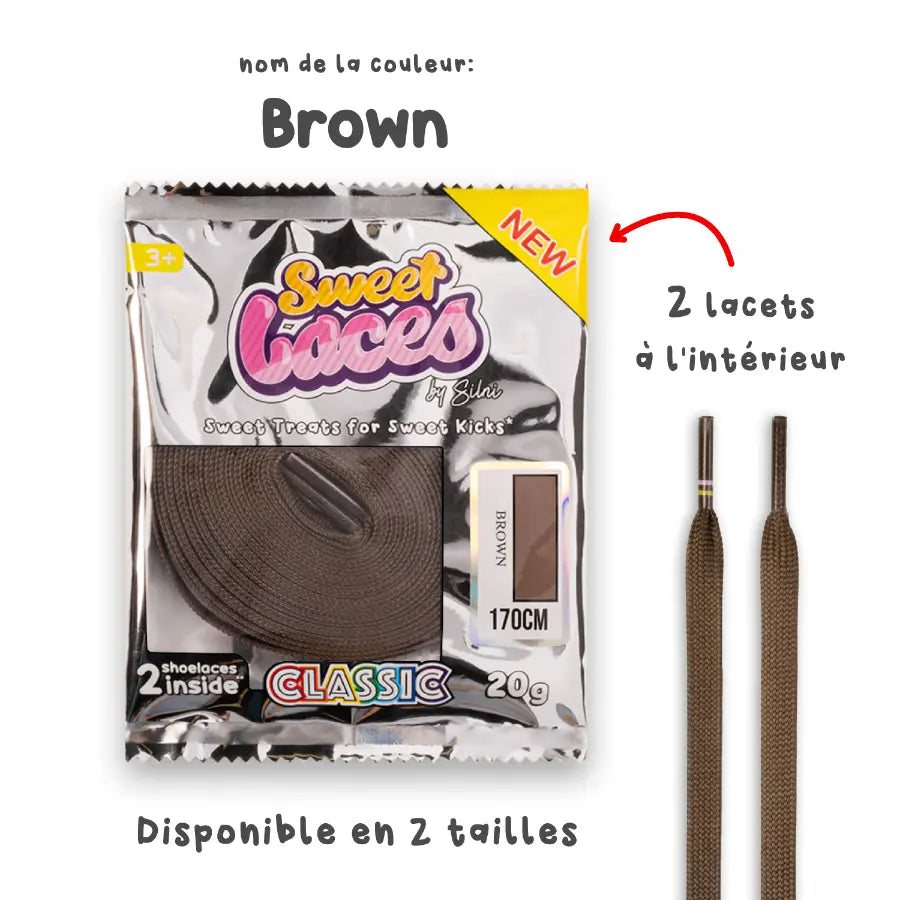 Sweetlaces Classic: Brown
