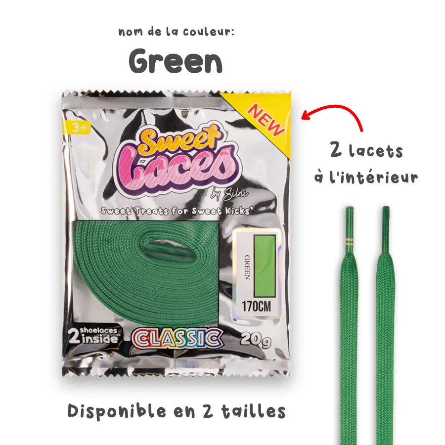 Sweetlaces Classic: Green