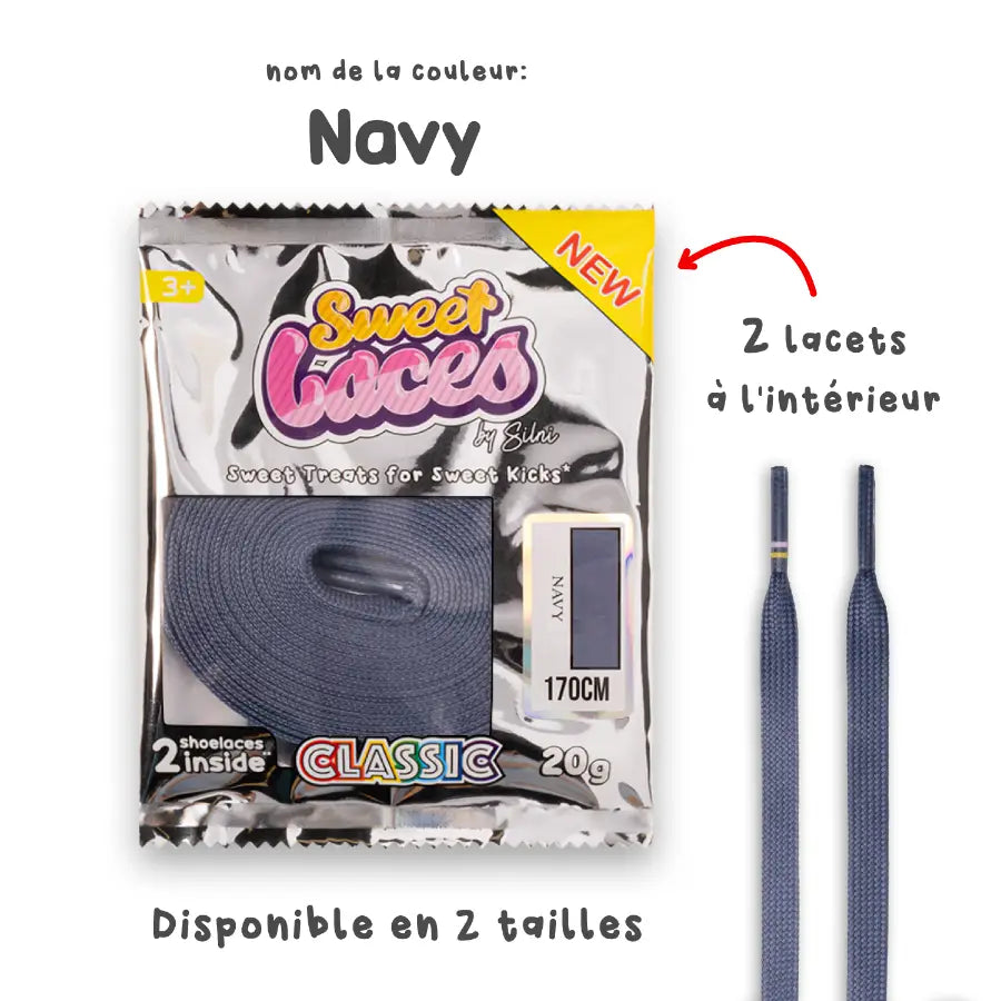 Sweetlaces Classic: Navy