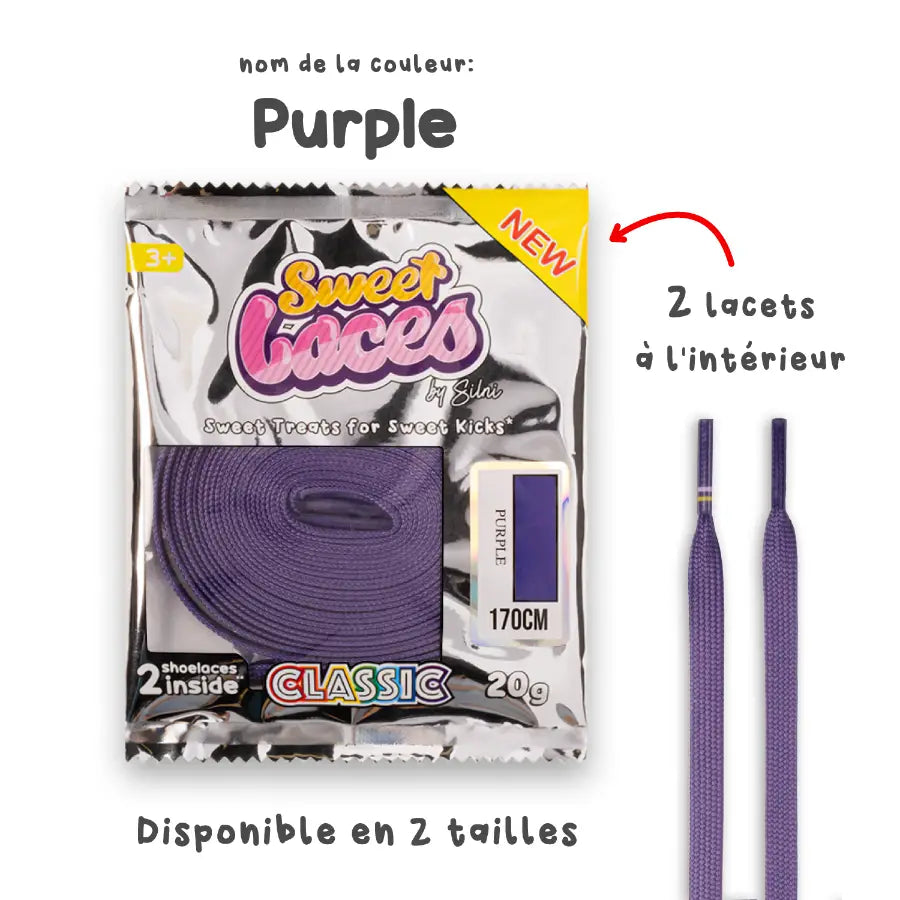 Sweetlaces Classic: Purple