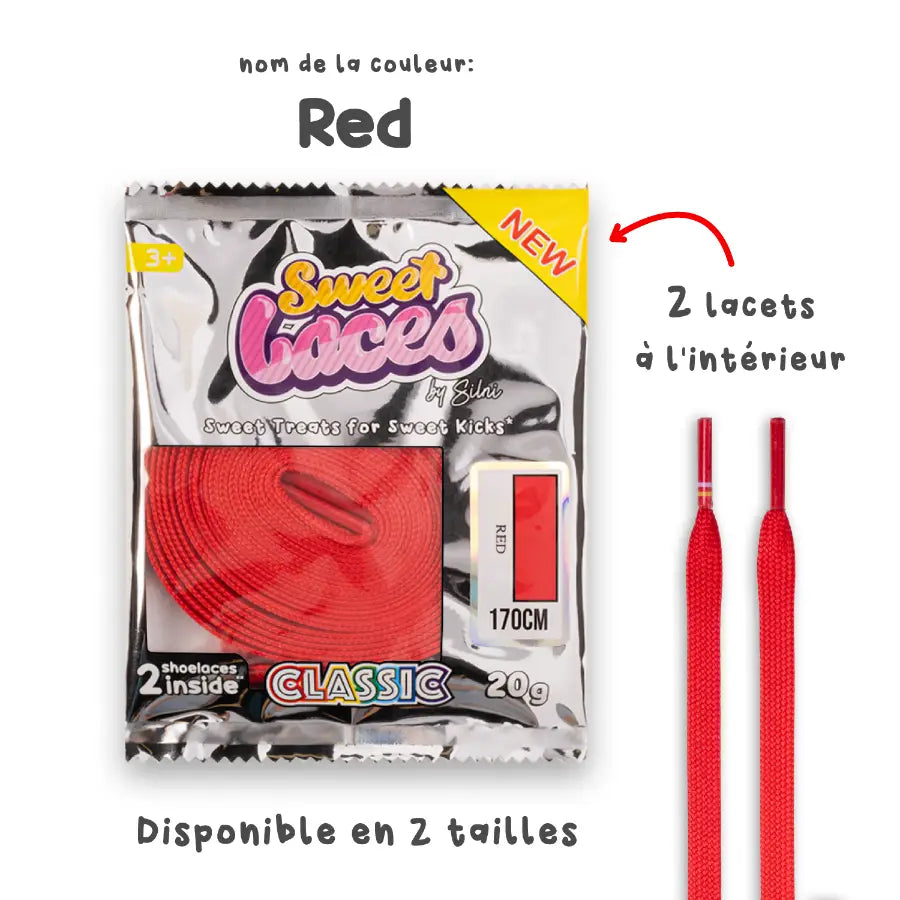 Sweetlaces Classic: Red