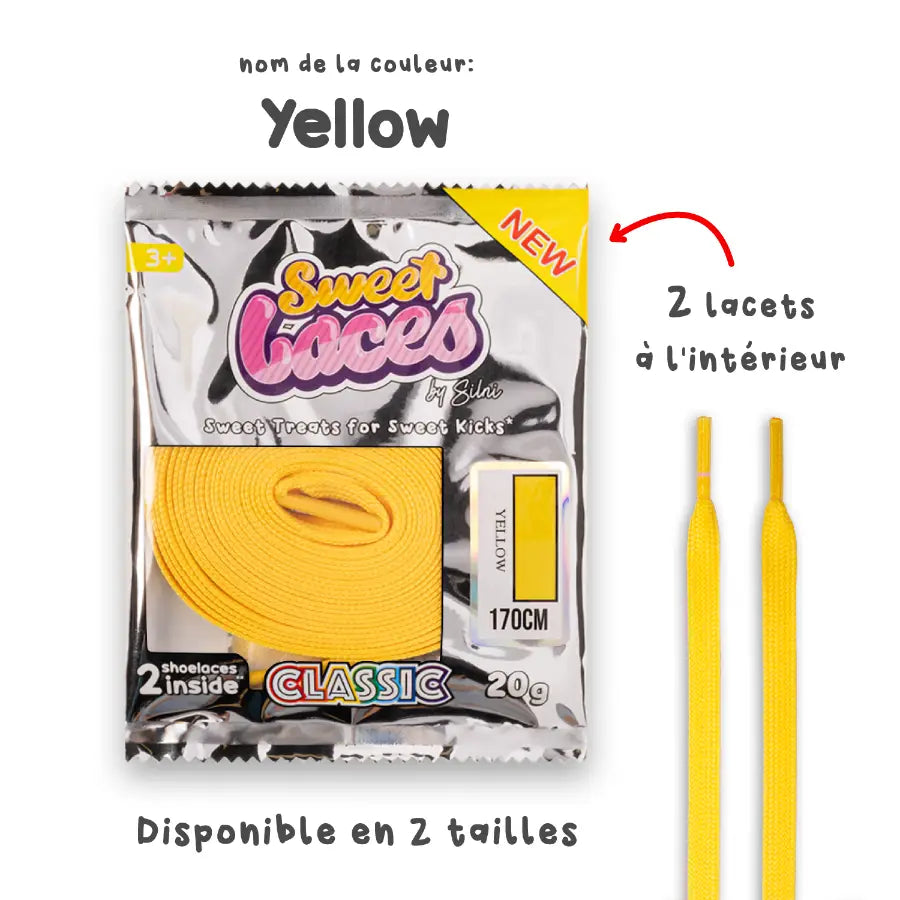 Sweetlaces Classic: Yellow