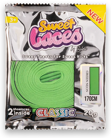 Sweetlaces Classic: Green Neon