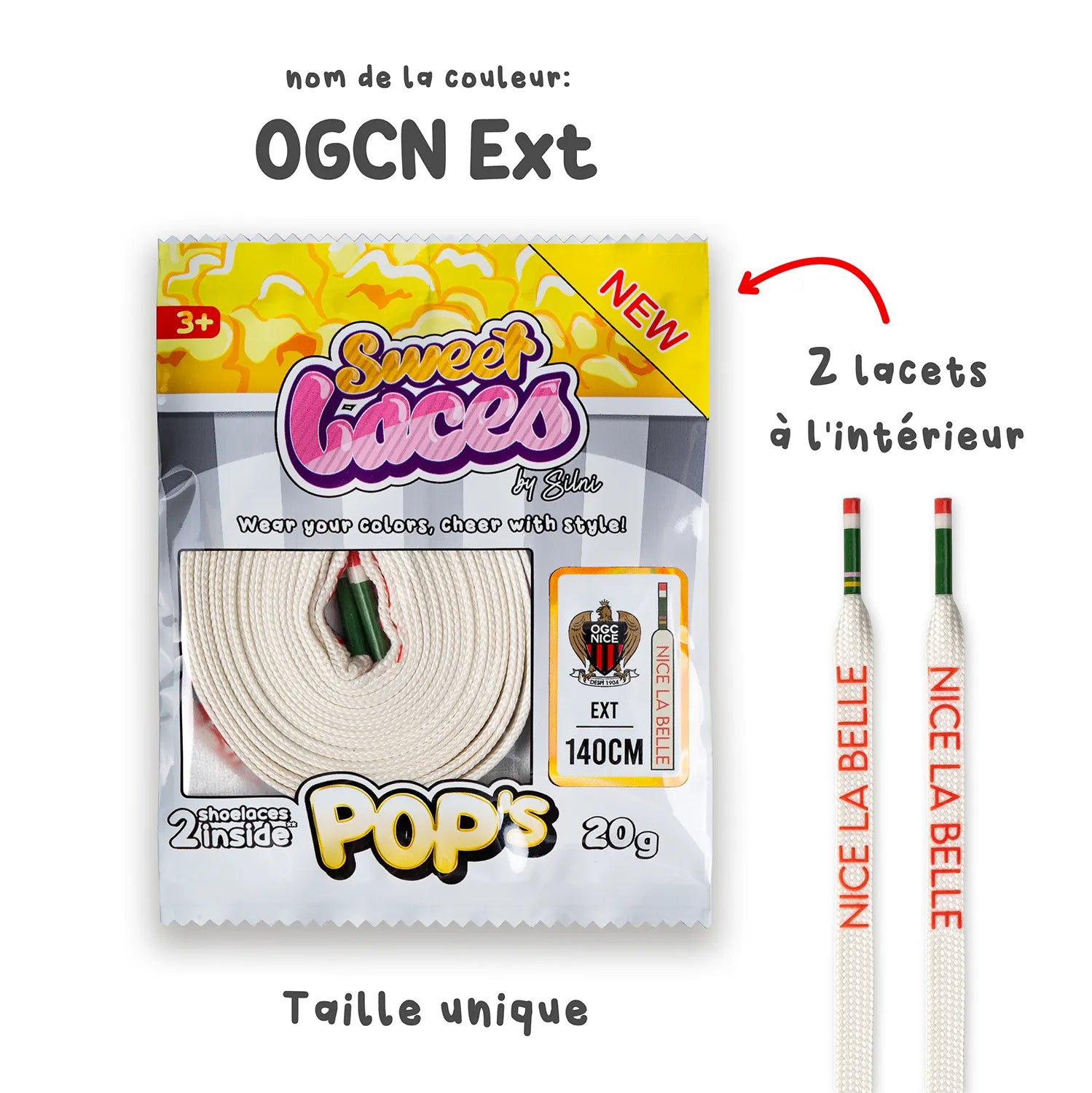 Sweetlaces Pop's: OGCN Away 2025/26